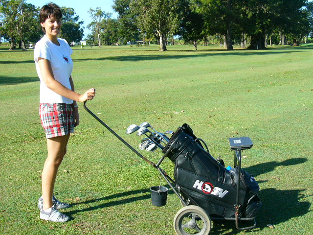Golfing at Mossman