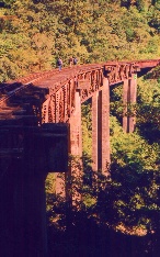 One of the Tallest Bridges.. After 10th Tunnel.. some 14km into the Trek.. 