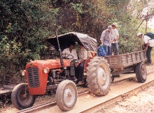 Hitchhiking on the Tractor