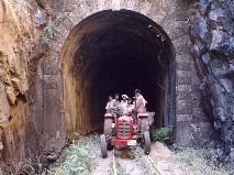 Labourers in a Tractor 