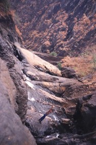 Sentinel Rocks.. The Gorge.. water disappear into an abyss..