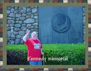 John F. Kennedy memorial.