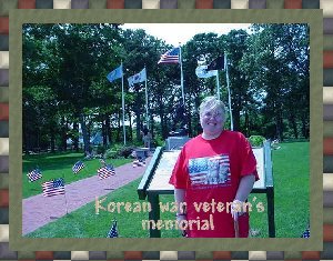 The Korean veteran's memorial.