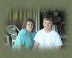 Ruth with grandson Steve.