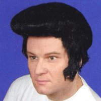 What a delightful wig....
