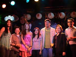 P Gob with final contestants