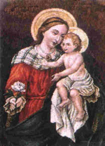 Wiehler Gobelin Tapestry -  3652-9 --- Tusset - Madonna - with Bulgarian thread