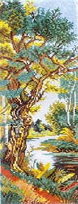 Wiehler Gobelin Tapestry -  97-6 ----- Fruehling - with MEZ (Wiehler) thread