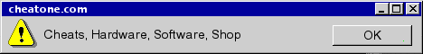 FREE Memberzone with cheatone.com -- The new cheatsite on the internet!