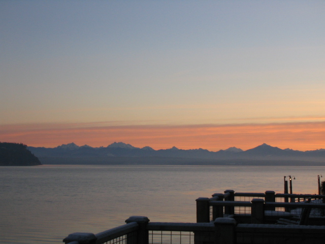 View from Langley Inn