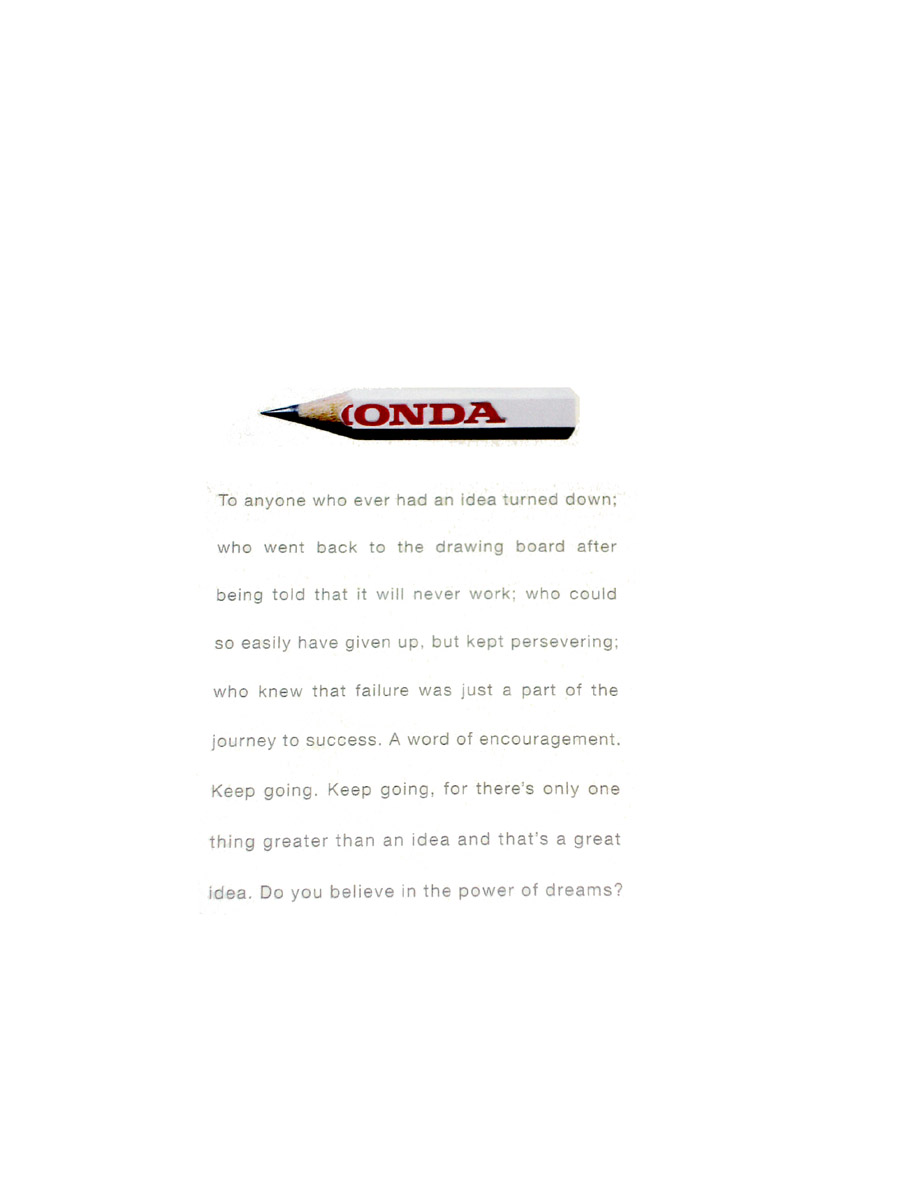 Honda - Do you believe in the power of dreams?