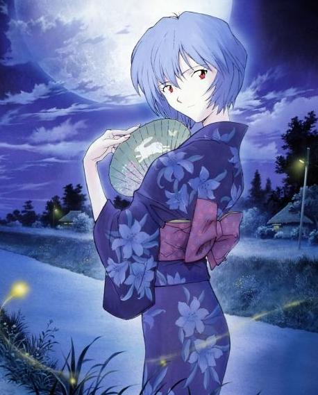 Rei in a pretty kimono ^^