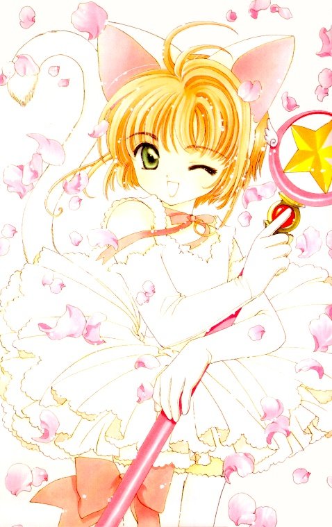 Sakura in her kawaii kitty costume