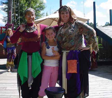 Claudia, Lacy and I