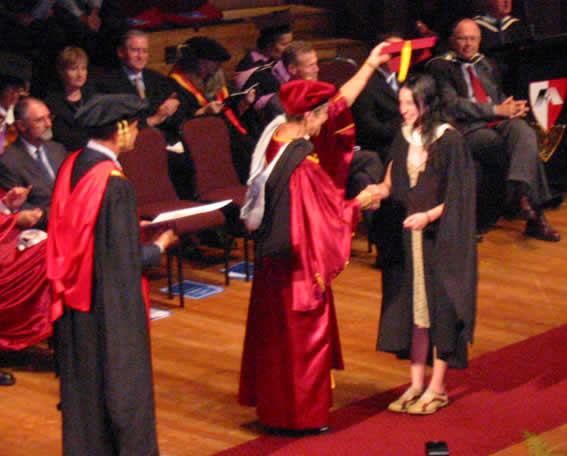 being capped