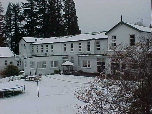 snowing