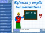 Refuerza y Ampl&iacute;a tus Matem&aacute;ticas
