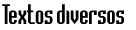 Textos diversos
