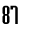 87