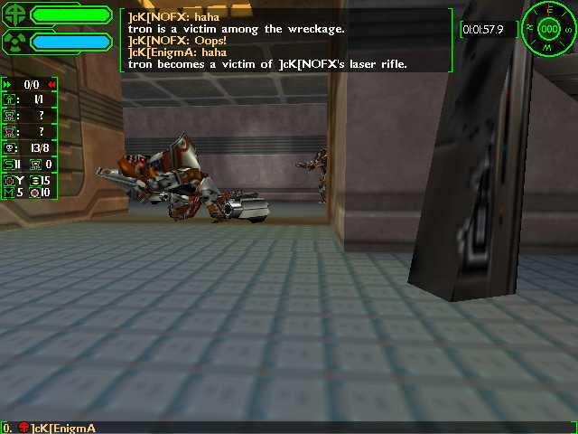 NOFX gettin some with his laser rifle