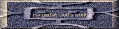 my part in God's work