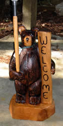 Red Cedar Welcome Bear