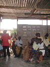drums to welcome us