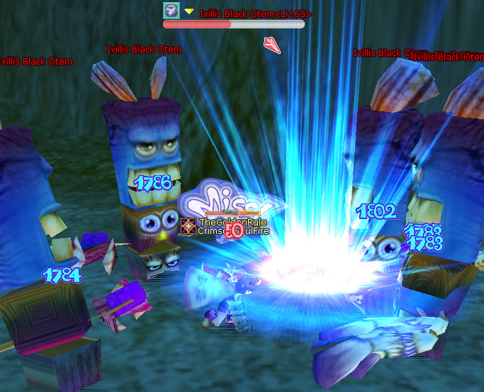 Crimson lays down the law in the Temple - click for larger picture