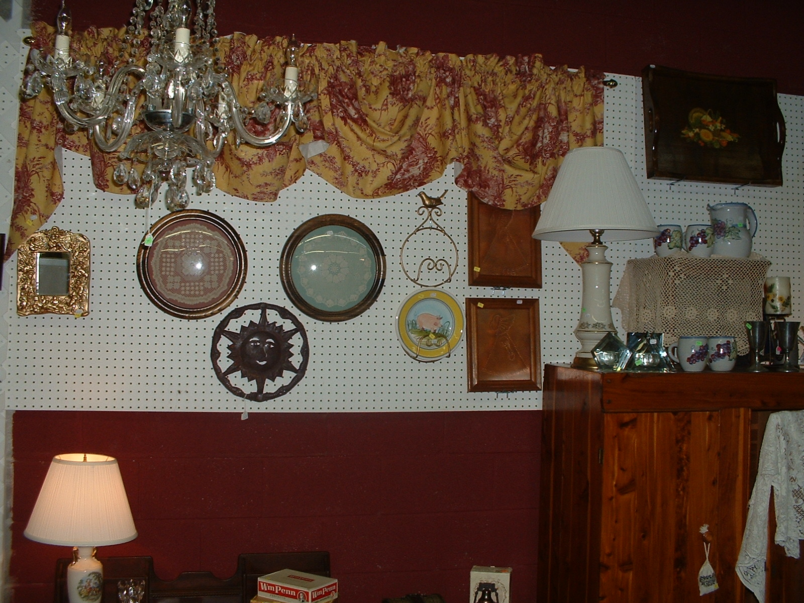 Booth 40, Carolyn Williams:  Decorative Items, Exquisite Lighting and other fine Collectibles.