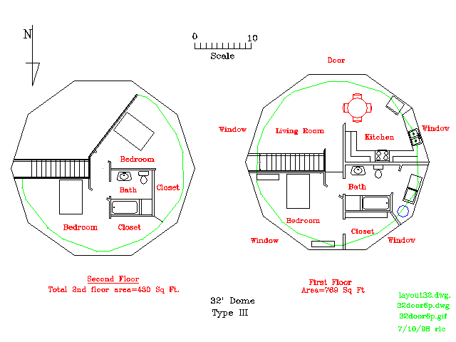 32' dome plan