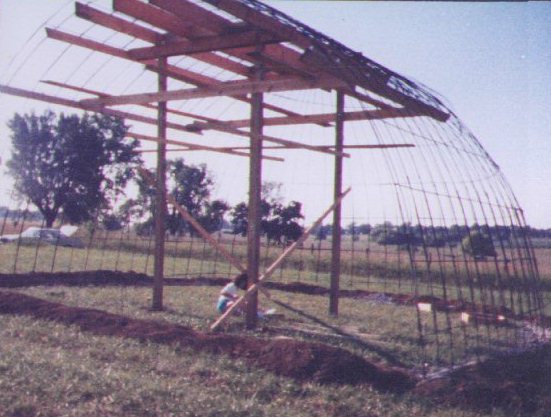 Rebar forming with temporary supports