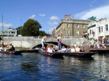 �d�e���t 
Punting on the River Cam