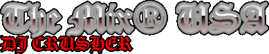 THE MIX , DJ Crusher Play the hottest tunes from punk,metal, rock Geners 