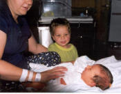 Audrey with Ethan & baby Nolan