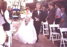 Papa John giving Audrey away to Geoffery