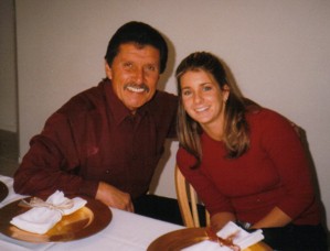 George & Allison, waiting for dinner