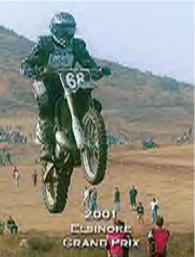 Geoff riding in the Elsinor Compition, 2001-click on picture for more info.