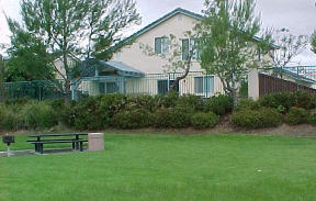 Our HOME as viewed from the Park outside our back door
