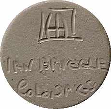 Bisque piece of Van Briggle 1920's to early 30's mark