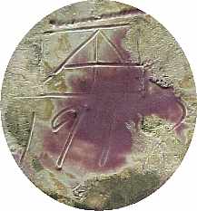 large hand incised 1918 mark