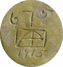 1915 mark with shape number
