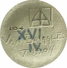 1904 mark with test glaze numerals written in ink