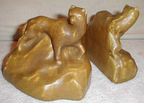 Scarce 1915 figural bookends