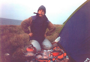 Camping on Worm's Head 1994