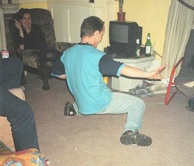 Breakdancing at Gav's House