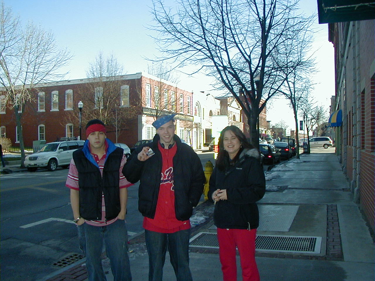 Holding a "Are You A Good Person" tract