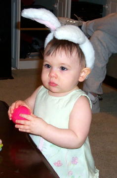 Our little easter bunny