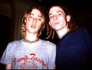 Billy with Daniel Johns from Silverchair