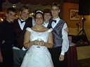 CorbettWedding30.JPG: Patrick, me, Stefanie Layton (the bride), Robert and Sean