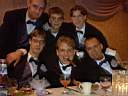 CorbettWedding52.JPG: above: Dave Donsky, Partick Corbett, Robert Corbett. Below: Sean Corbett, Me, Dan Chuvanne.